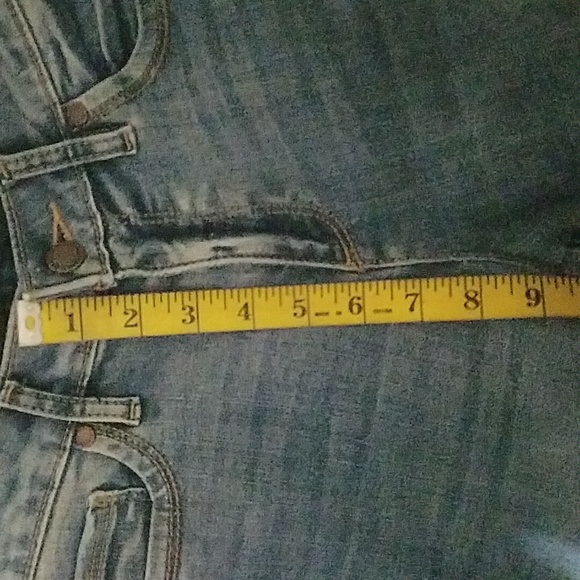 Karl Lagerfeld Blue Women's Jeans, Size:6, Measurements In Pictures - Picture 9 of 11